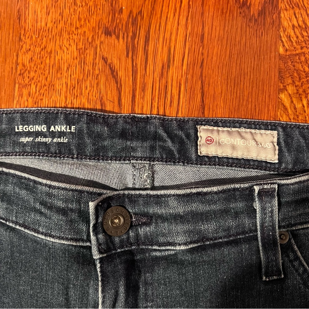 EUC! AG Adriano Goldschmied Skinny Ankle 360° Stretch Jeans, Size 33 - Picture 6 of 13